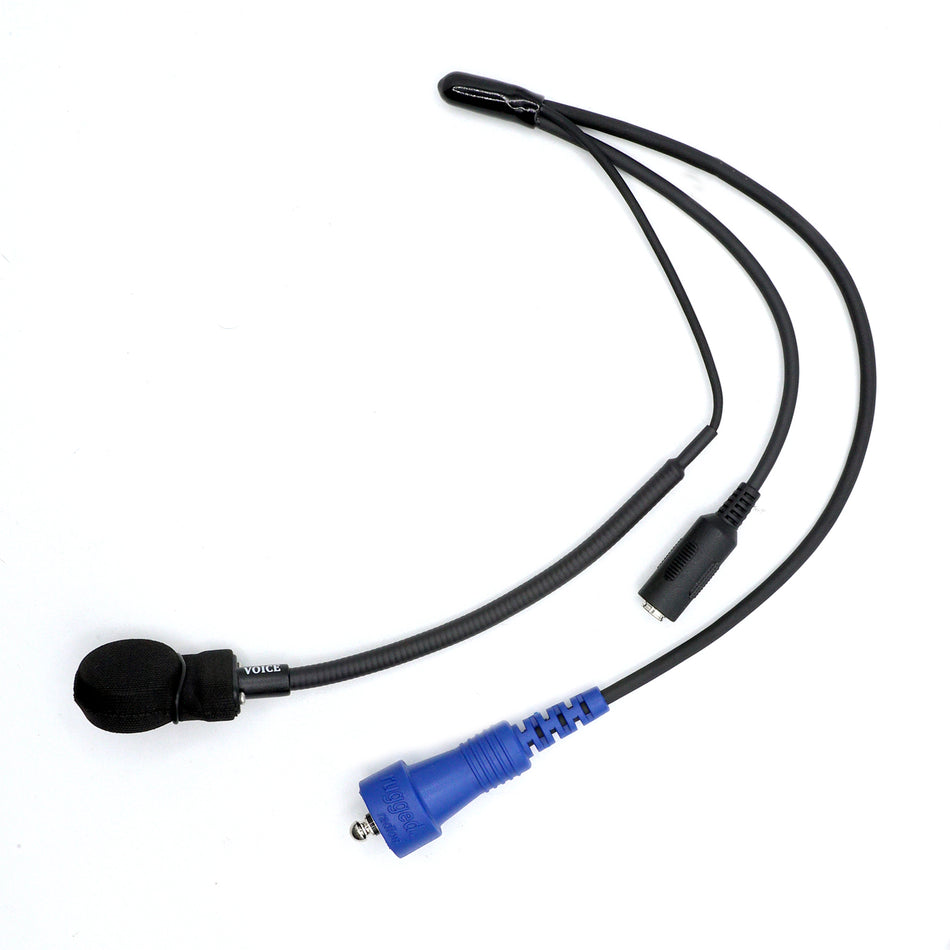 RUGGED Wired Helmet Kit with Mic and 3.5mm Jack