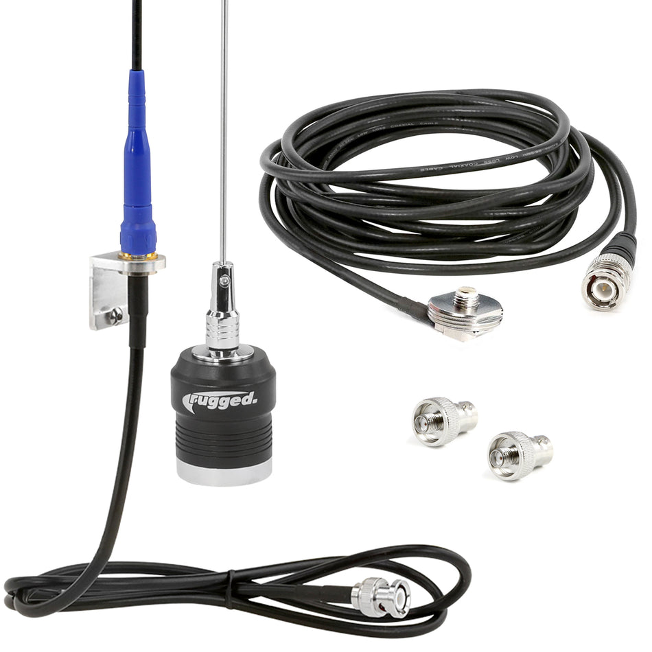Long Track Antenna Upgrade Kit for Rugged V3 / RH5R Handheld Radio