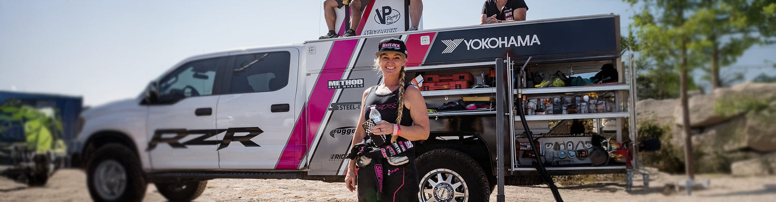 Chase truck race communication systems for driver, co‑driver, and pit support