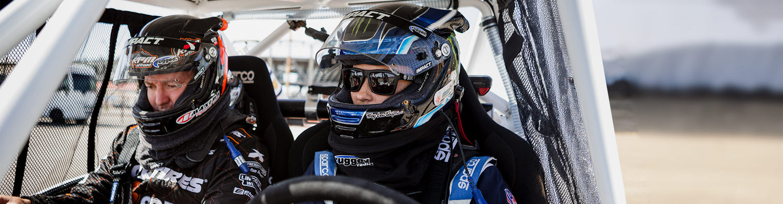 Helmet accessory and replacement parts—dust skirts, visors, mic mounts, D‑ring hardware, helmet bags, foam inlets, speaker foam, anchor hardware, and velcro skirt replacements.