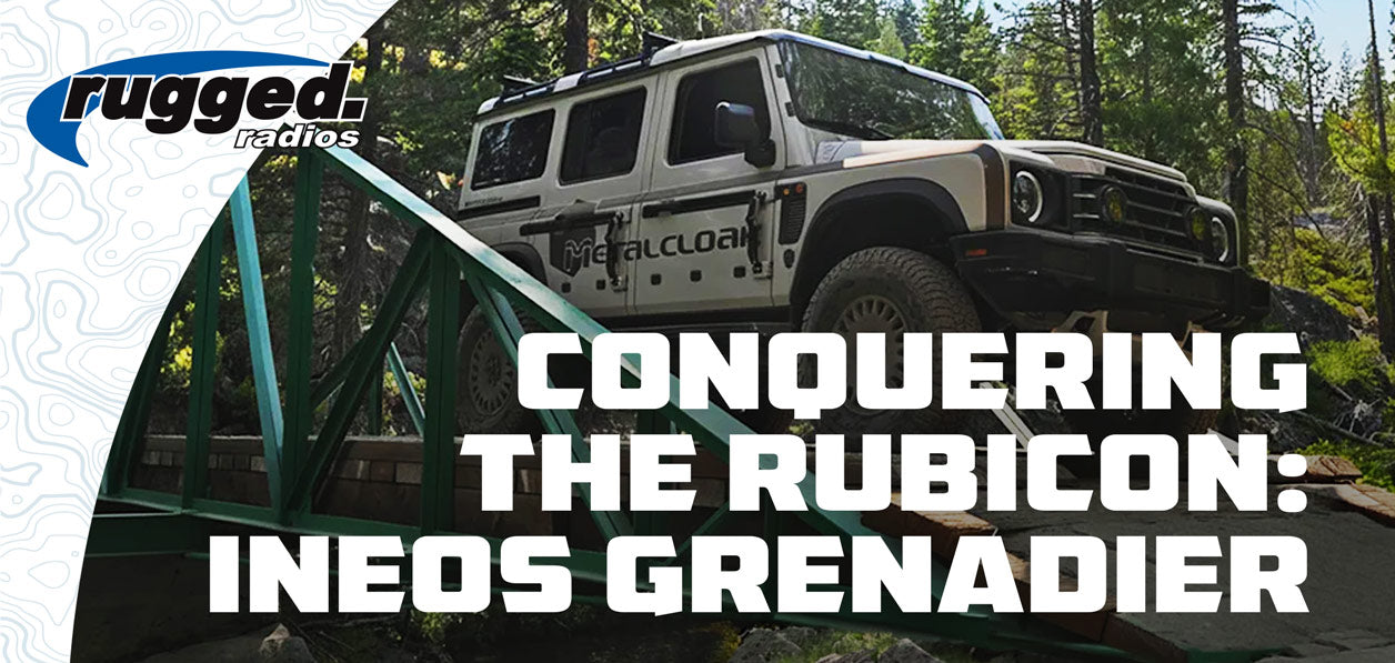 The INEOS Grenadier Conquers the Rubicon Trail