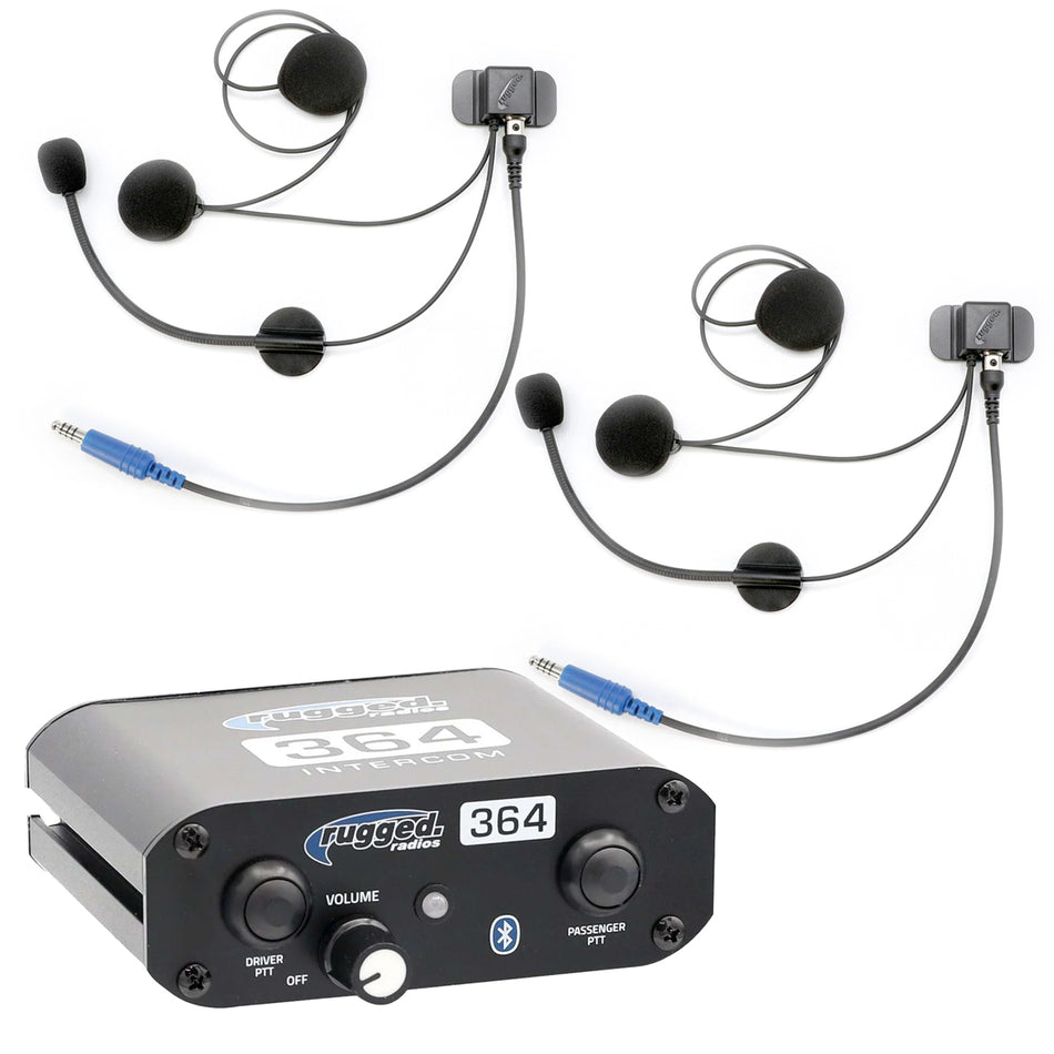 364 Intercom Kit – 2-Person Bluetooth Intercom System