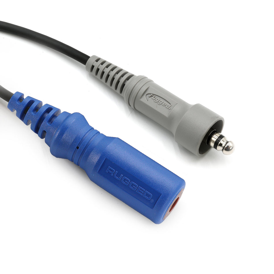 Female OFFROAD Straight Cable to Male STX STEREO or TRAX Intercom Adapter