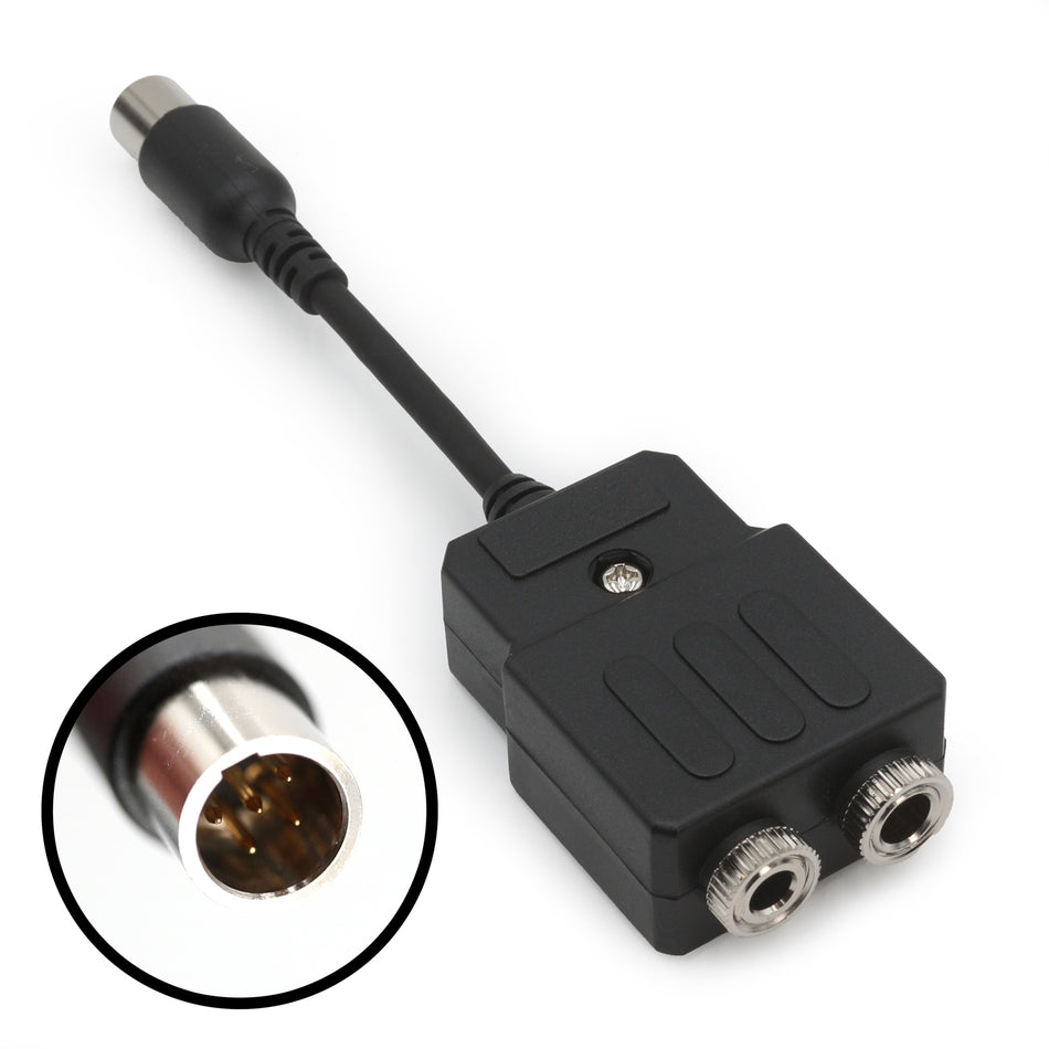 Adaptador de auriculares de aviación general a 5 pines