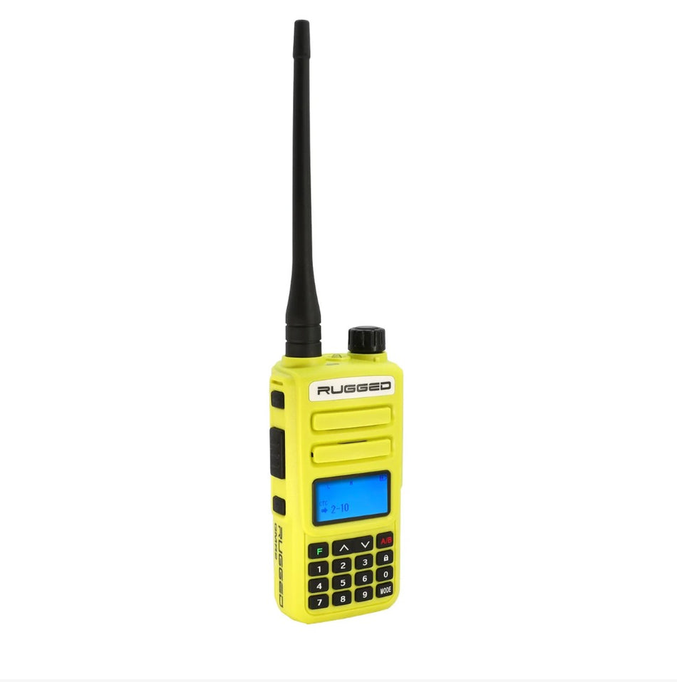 Radio portátil bidireccional Rugged GMR2 PLUS GMRS y FRS - Gris