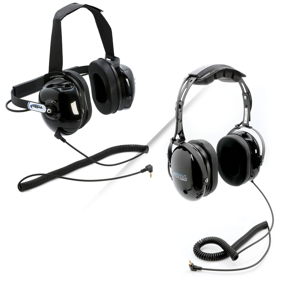 Auriculares H20 Over the Head (OTH) de solo escucha - Negro