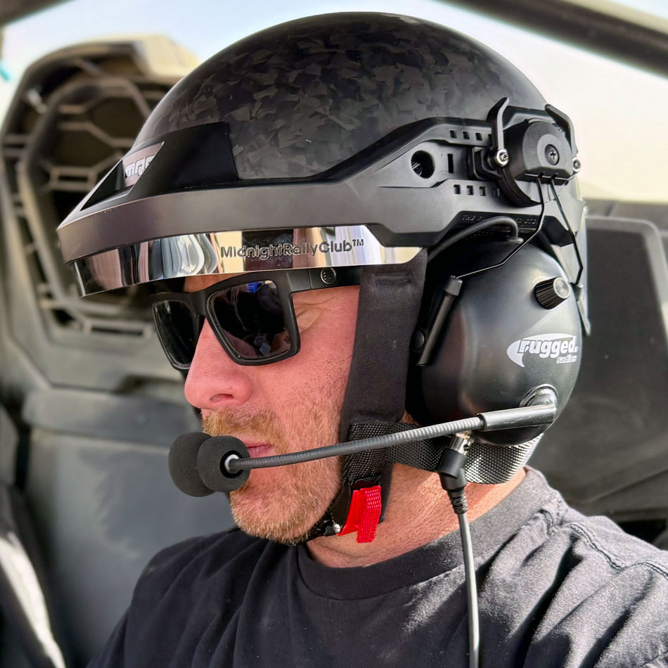 MRC Opposition Half Helmet with Rail Mounted Headset - DOT