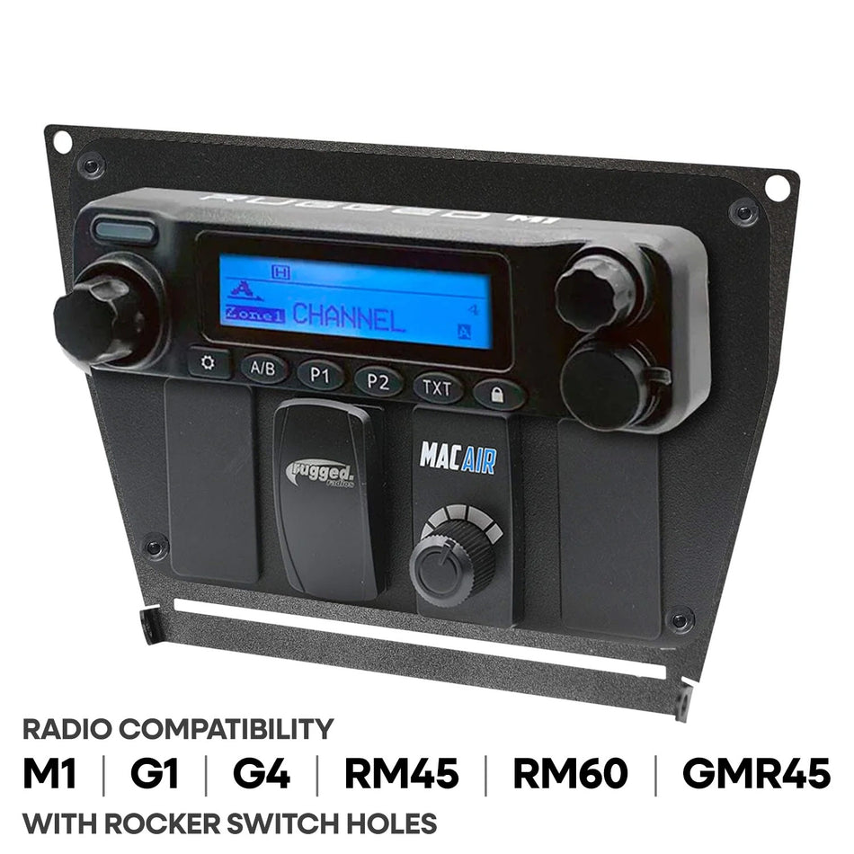 Radio e intercomunicador para montaje en tablero Polaris RZR PRO XP, RZR Turbo R y RZR PRO R