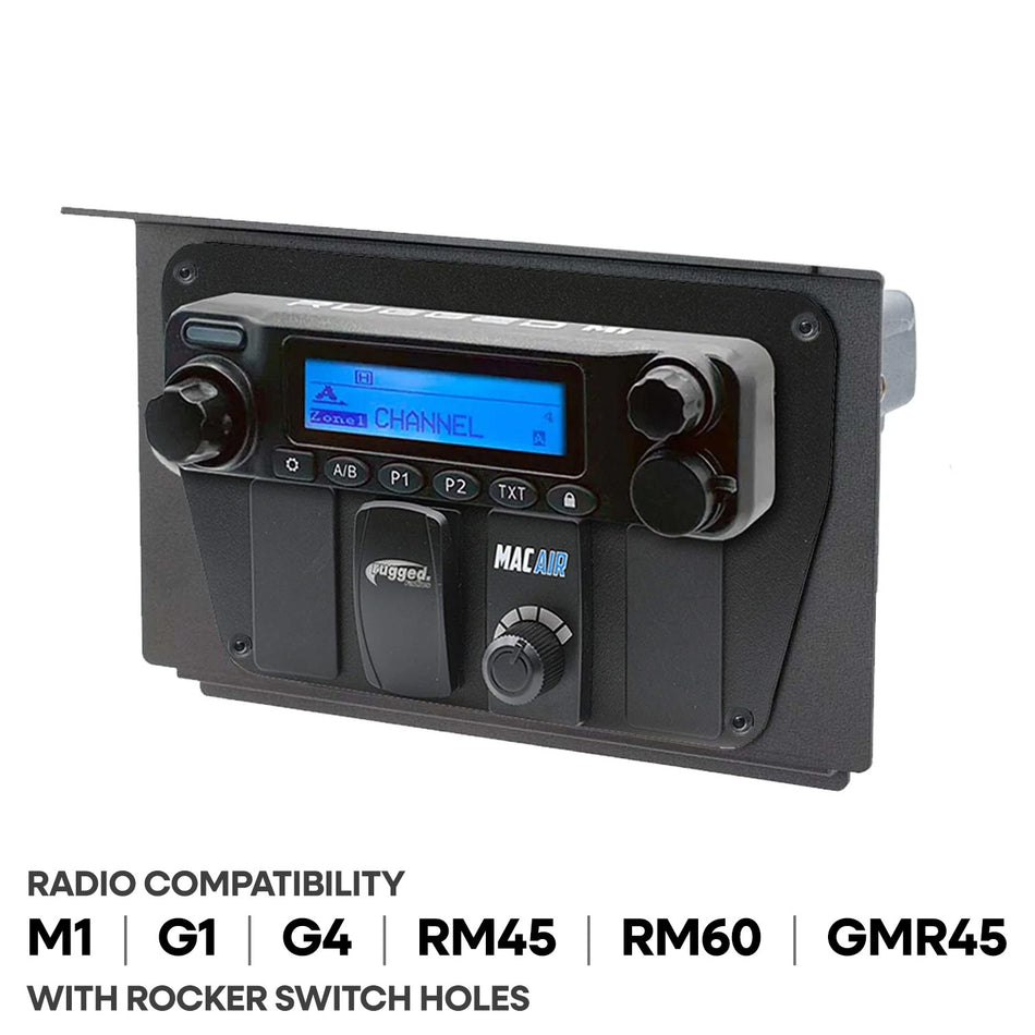 Kit de montaje Polaris XP1 para radio e intercomunicador resistente M1 / ​​G1 / RM60 / GMR45