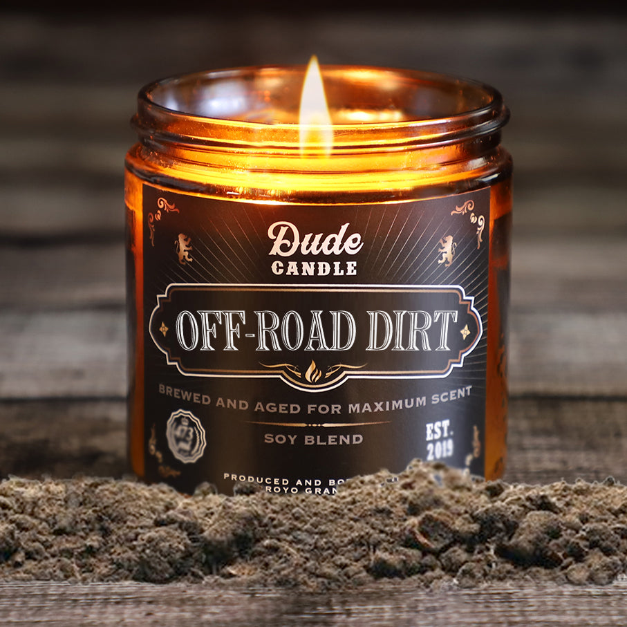 Dude Candle - Off-Road Dirt Scented Candle
