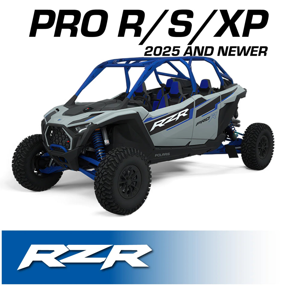 2025 and Newer Polaris RZR Pro XP, Pro R, and Pro S - Complete Communication Kit with Bluetooth Intercom and 2-Way Radio