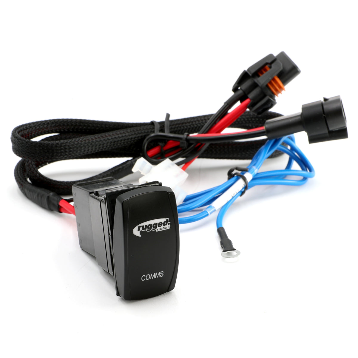 Rocker Power Switch for Waterproof Mobile Radios and Rugged Intercoms