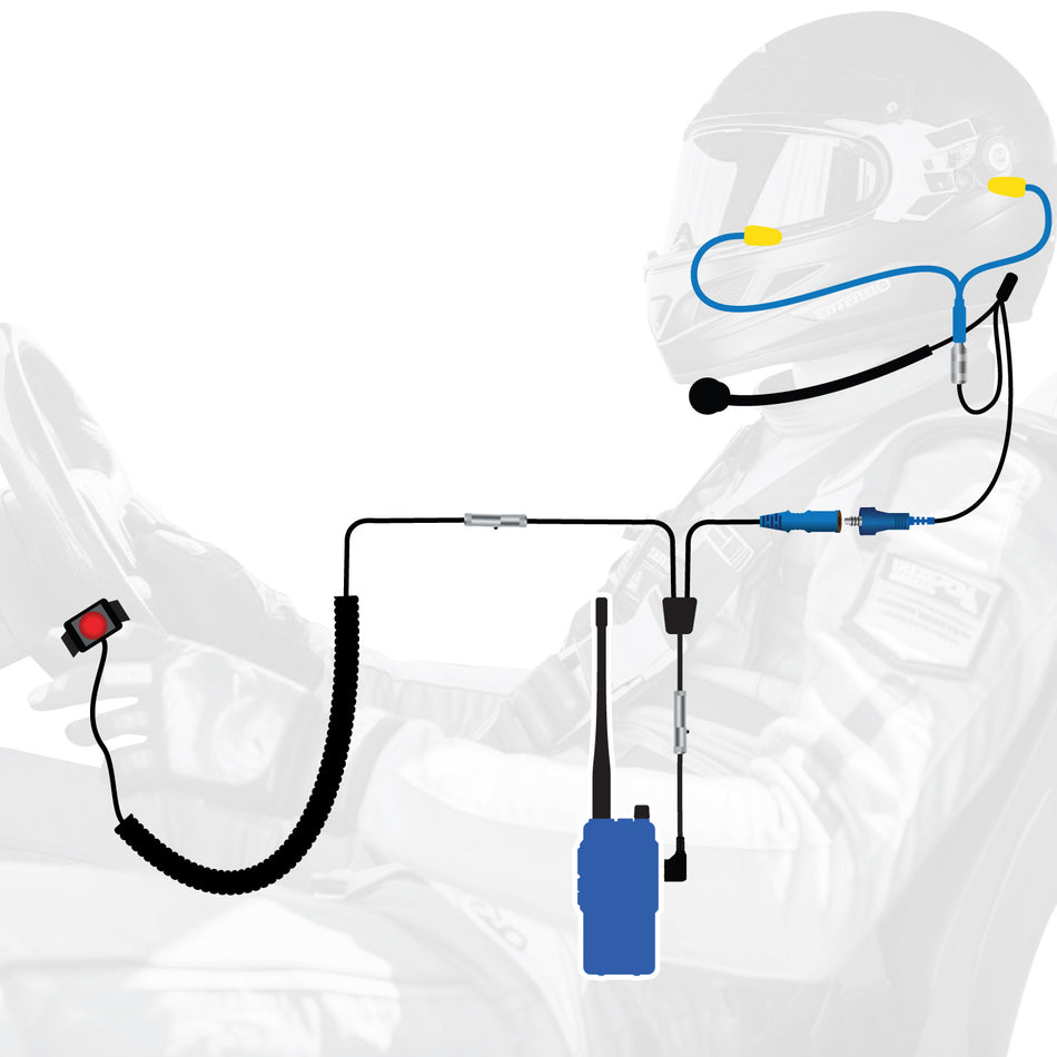 Sistema de comunicación de carreras de NASCAR e IMSA solo para conductores