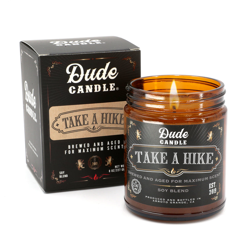 Dude Candle - Take a Hike Scented Candle