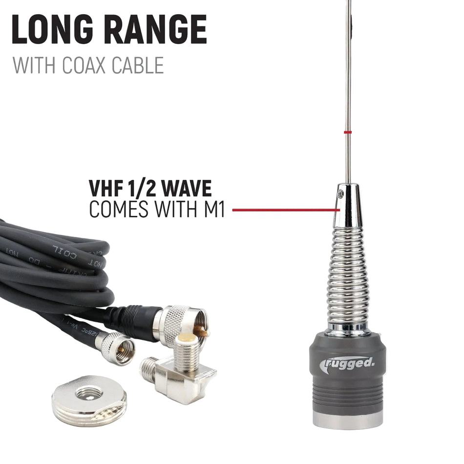 STX STEREO Complete Master Communication Kit with Intercom and 2-Way Radio