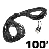 100 Ft 3-Pin to 3-Pin Straight Cord for H85 Linkable Headsets