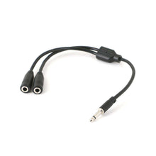 Load image into Gallery viewer, 3.5mm Mono Plug Y-Splitter for External Speakers