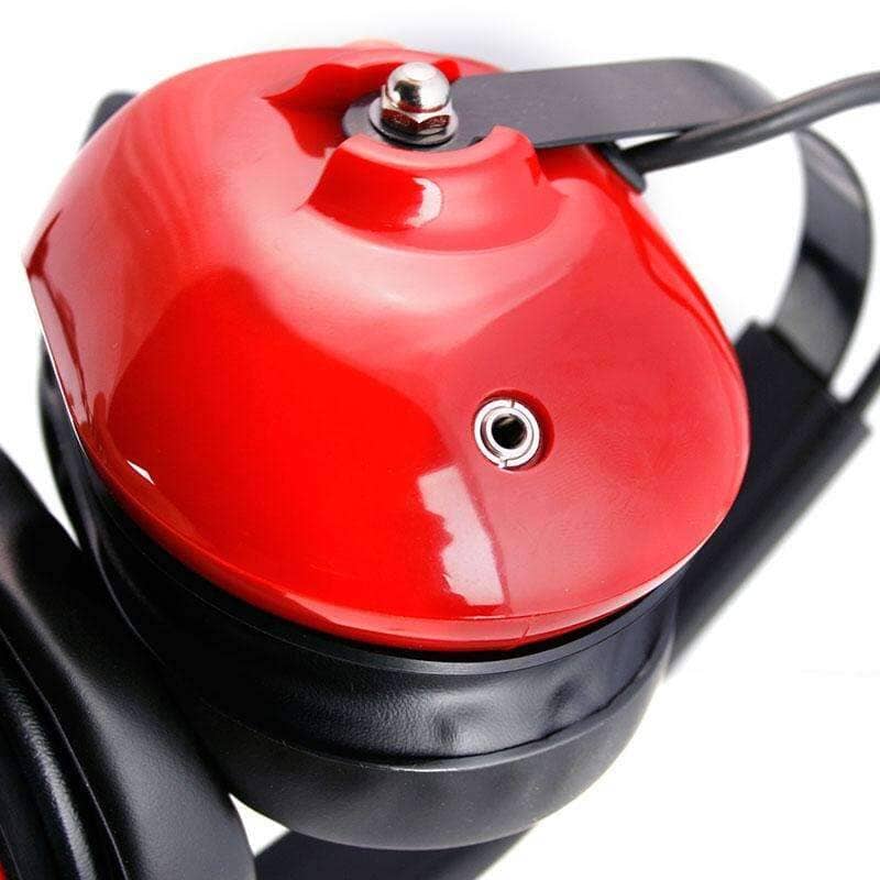 Audífonos Rugged H42 por detrás de la cabeza (BTH) audífonos para Walkie Talkie y Radios 2 metros - Color Rojo ESP - By Rugged Radios