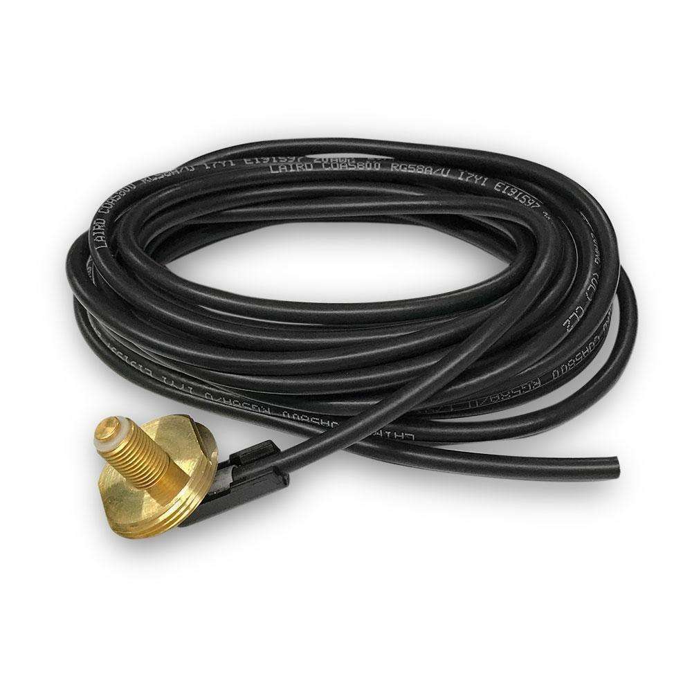 Cable Coaxial de 17 Ft con montura NMO (TM) de 3/8" para montajes más gruesos ESP - By Rugged Radios