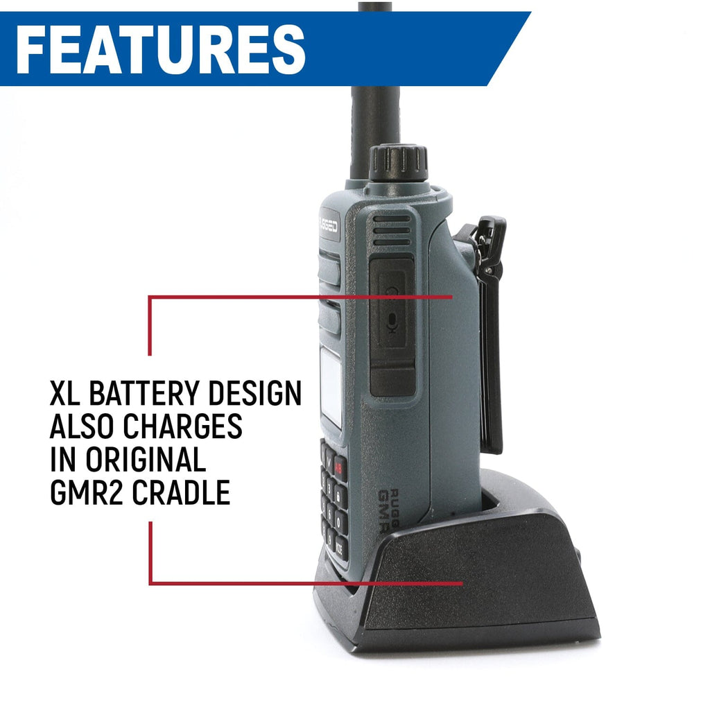 GMR2 Handheld Long-Lasting XL Battery with USB Charging Port