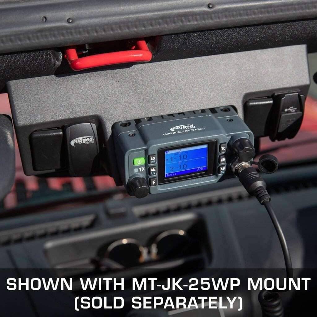 Kit - GMR25 Con Radio GMRS a prueba de agua, base magnetica y Antena ESP - By Rugged Radios