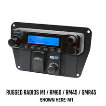 Load image into Gallery viewer, Multi Mount Insert or Standalone Mount for Rugged Radios M1 - GMR45 - RM60 - RM45 with Rocker Switches