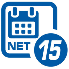 Load image into Gallery viewer, Net 15 Payment Terms