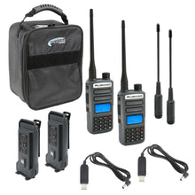 Load image into Gallery viewer, PAQUETE AVENTURA - 2 Radios Walkie Talkies GMRS Rugged GMR2 PLUS Frecuencias GMRS/FRS ESP - By Rugged Radios