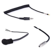 Load image into Gallery viewer, Peltor Coil Cord Helmet Kit with Flex Boom Mic, 3.5mm Earbud Jack &amp; 4C Plug