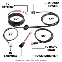 Load image into Gallery viewer, Power and Antenna Cable Harness for Jeep JT, JL