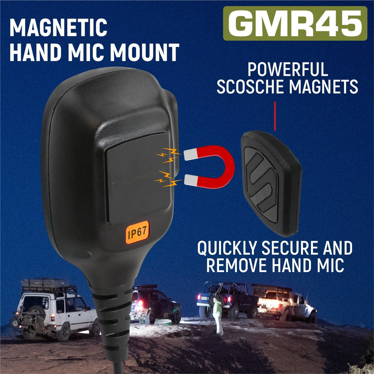 Radio Kit Lite - GMR45 GMRS Band Mobile Radio with Stealth Antenna