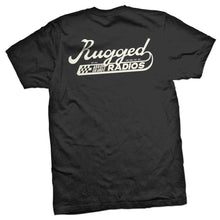 Load image into Gallery viewer, Rugged Radios &#39;Script&#39; Men&#39;s T-Shirt - Black