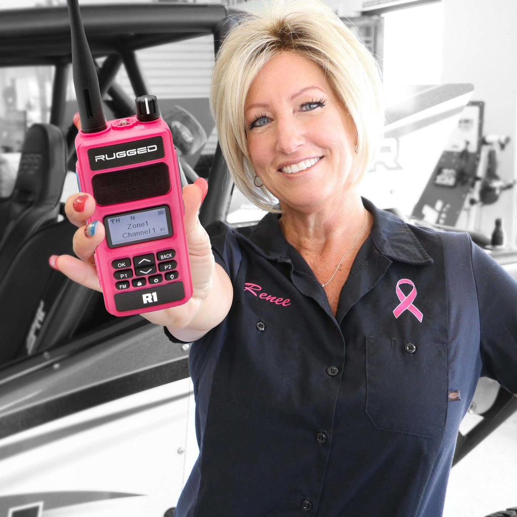 *SOLD OUT* Pink Rugged R1 Business Band Handheld - Digital and Analog