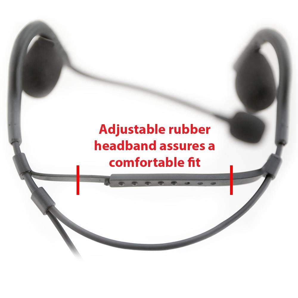 Ultralight H10 Headset for Rugged R1 RDH-X V3 GMR2 RH5R Handheld Radios - Demo - Clearance