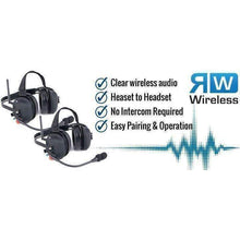 Load image into Gallery viewer, Wireless Double Talk Dual Headset Intercom System